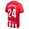 Maillot de Supporter Atlético Madrid Barrios 24 Domicile 2023-24 Pour Homme